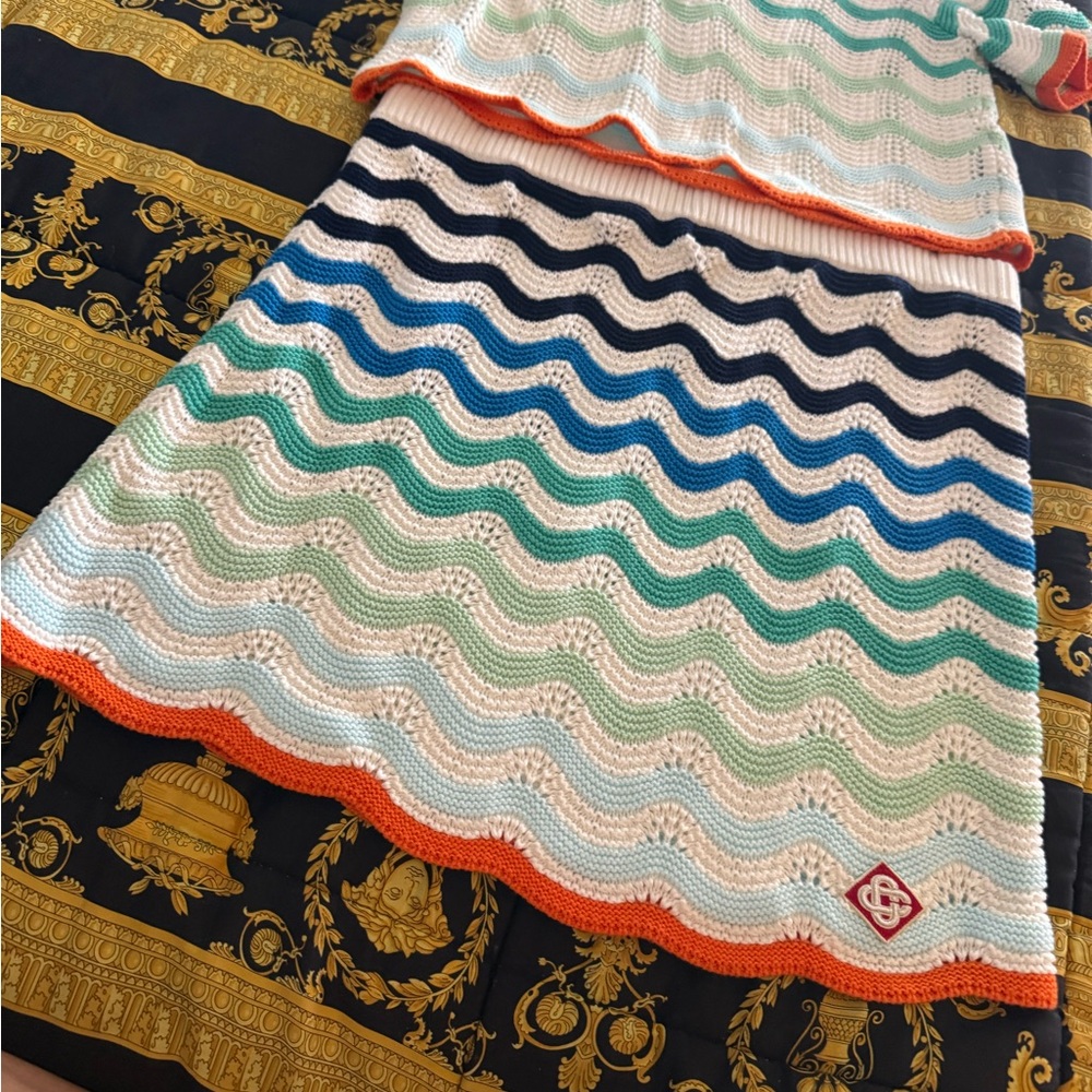 Colorful Wave Pattern Skirt AND top included
